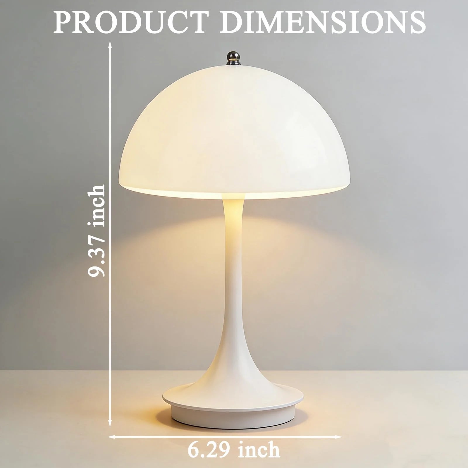 Rechargeable Aluminum Table Lamp
