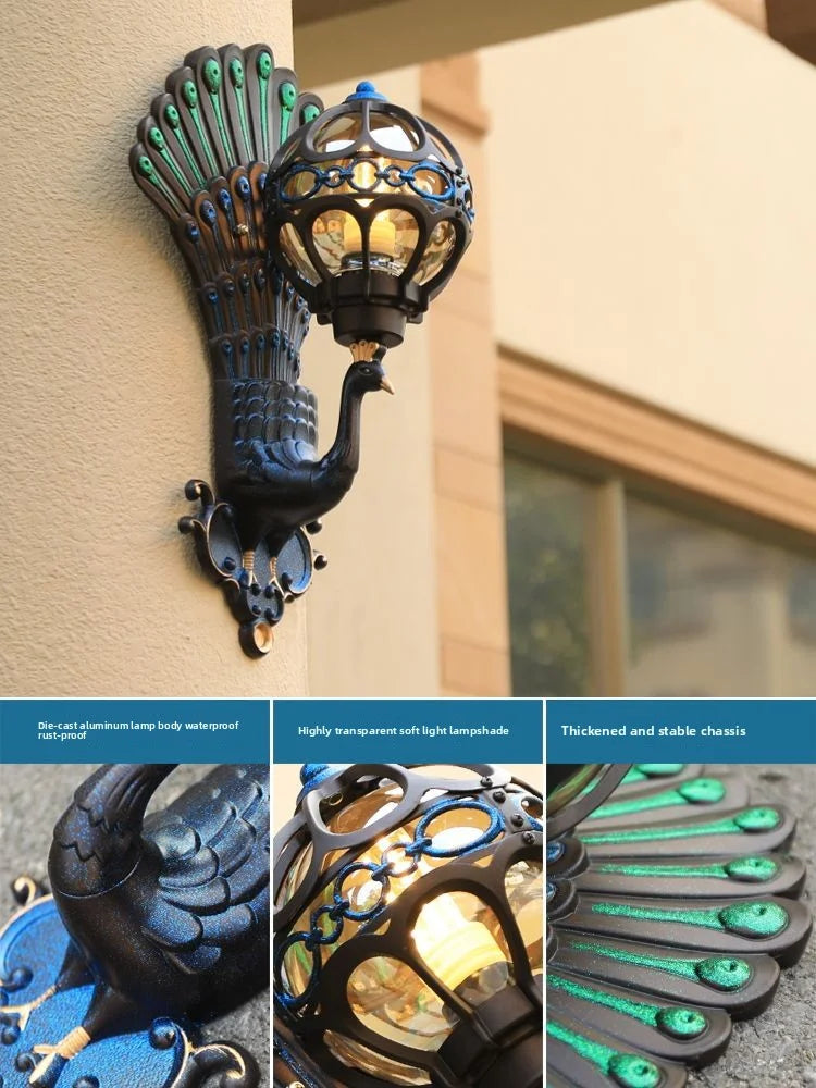 Peacock Wall Sconce