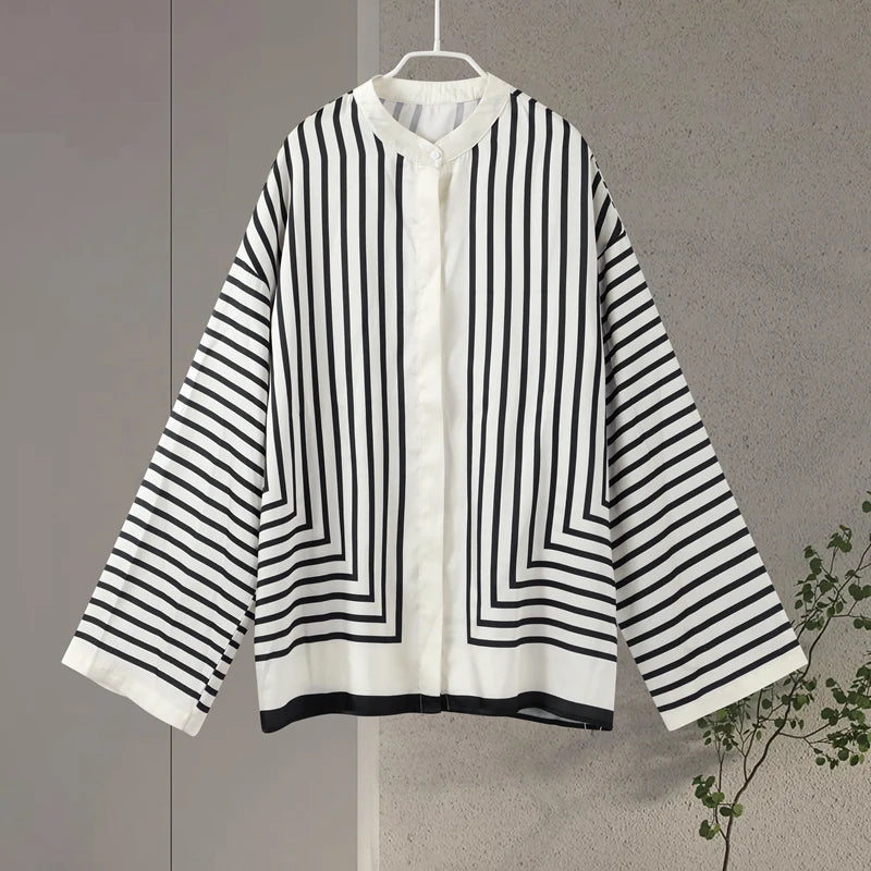 Riviera Stripe Relaxed Blouse
