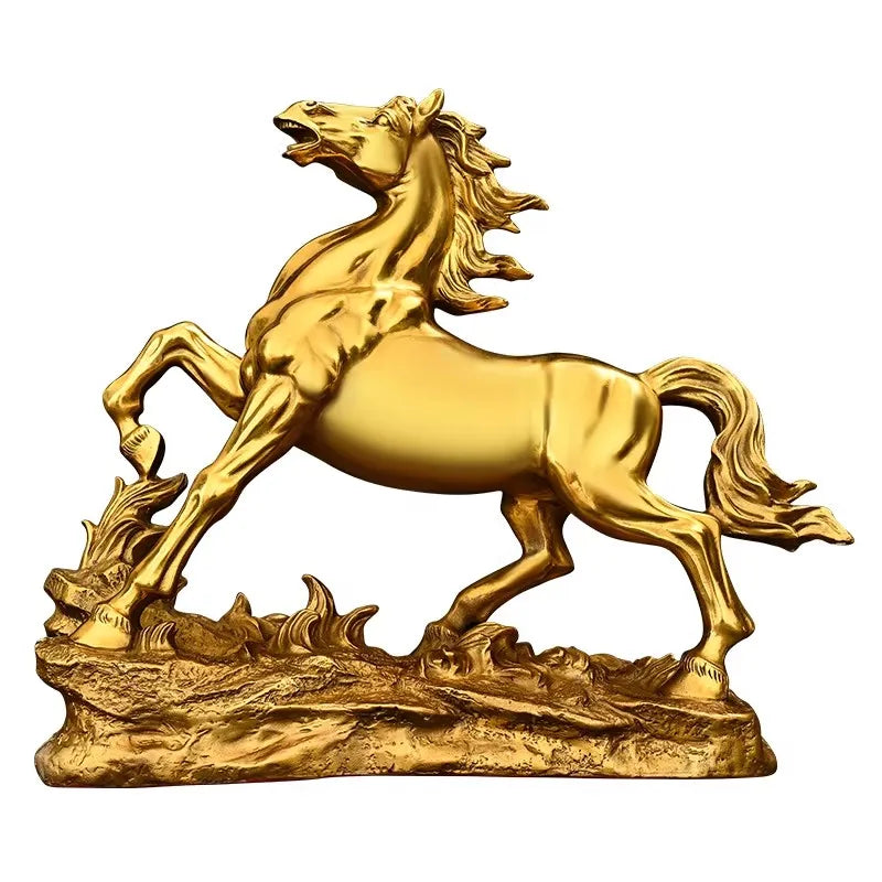 SWIFT VICTORY COLLECTION | Brass Horse Sculptures