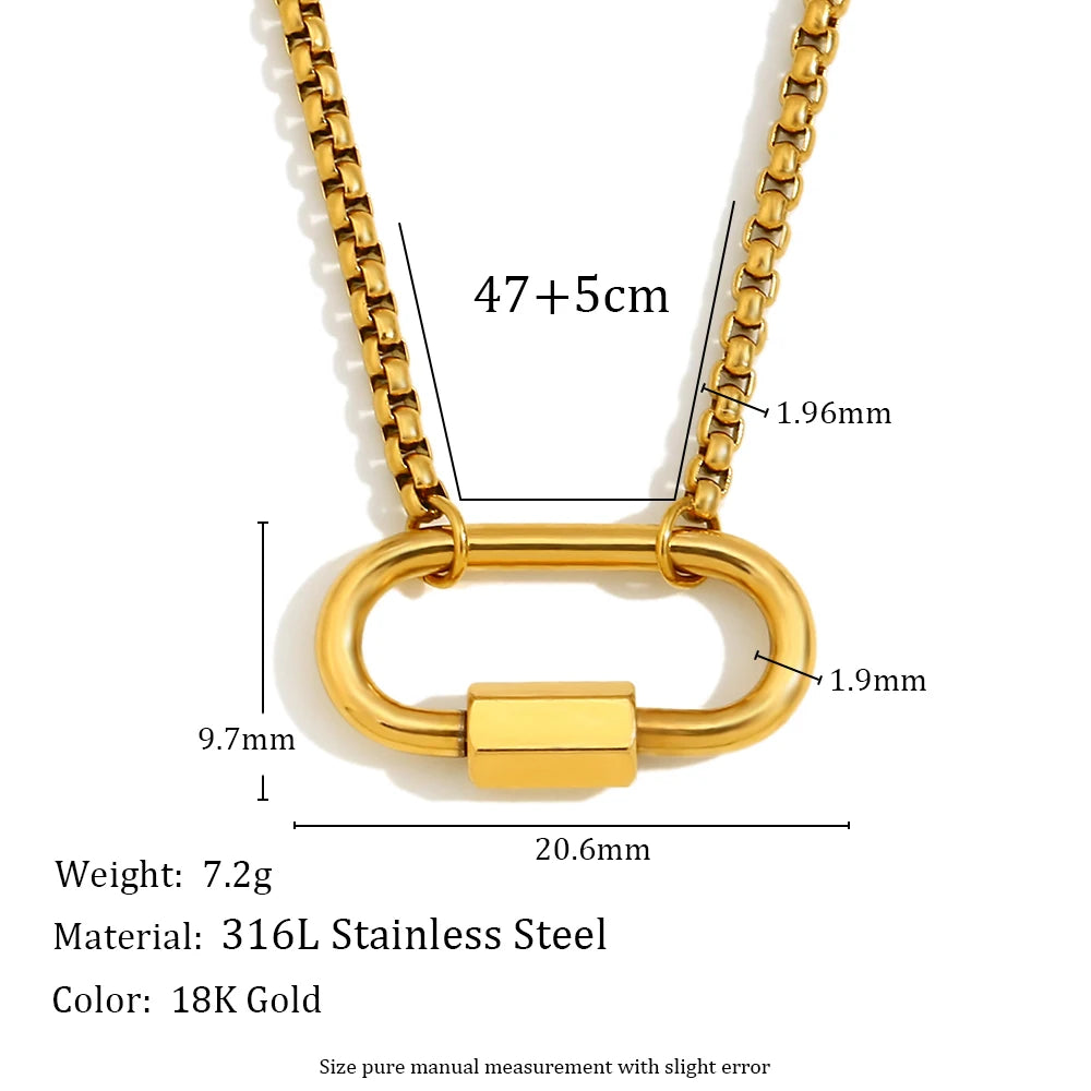 EmmaRoyal™ Collana cun Pendente a Chiusura