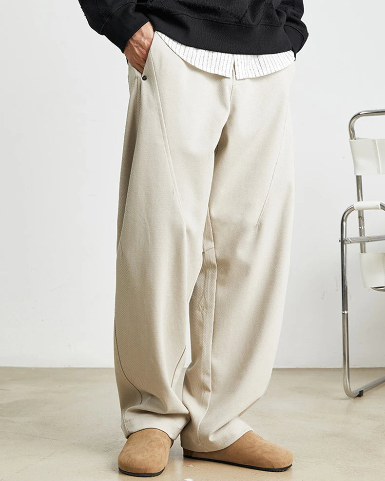 Cotton Straight Cargo Pants