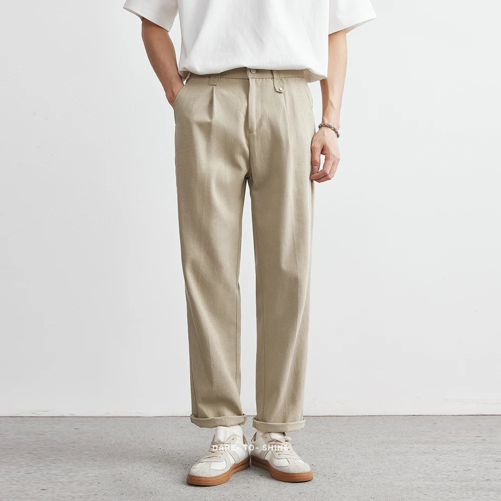 Lyocell Straight Drape Pants