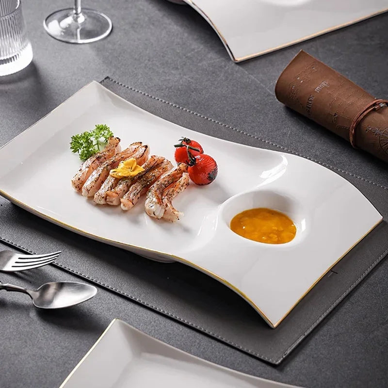 Contour™ Asymmetric Presentation Plate