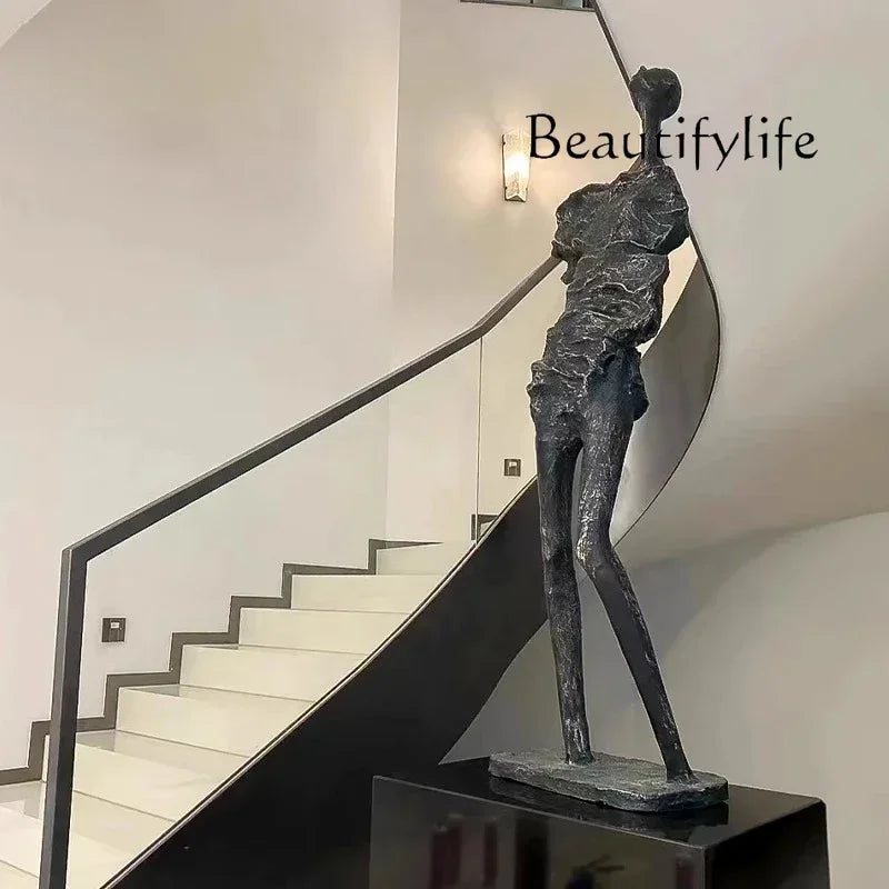 THE VOYAGER | Abstract Elongated Figure Sculpture