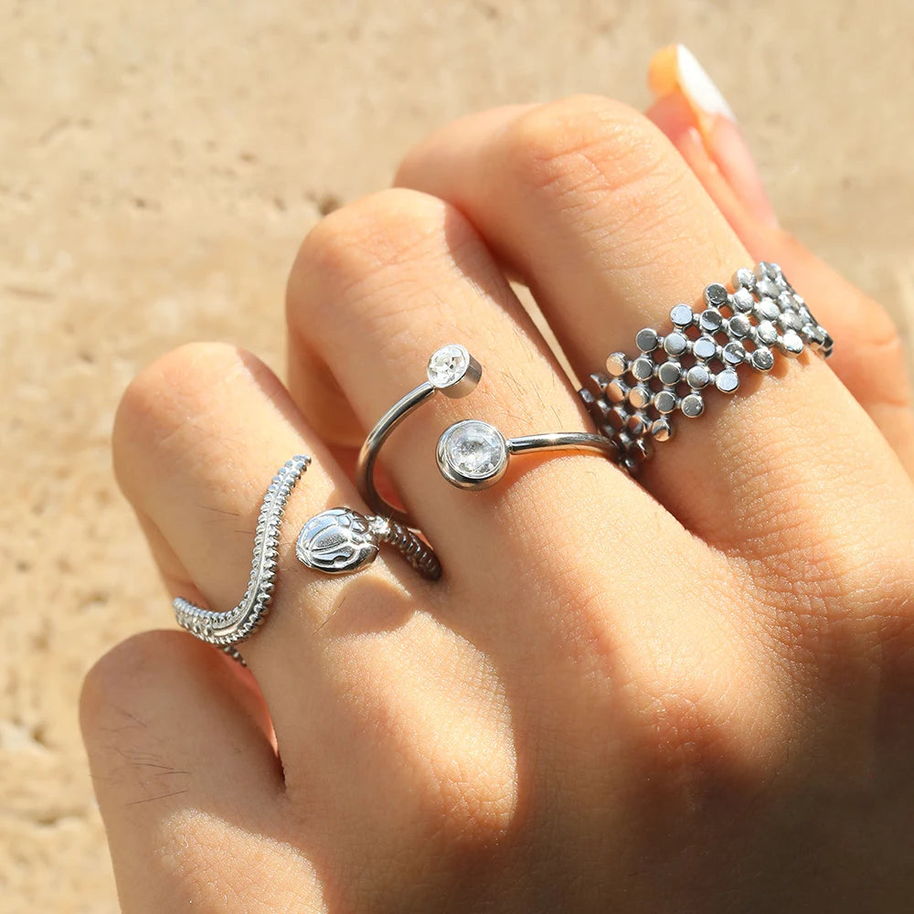 Seraphine Serpent™ Ring Set