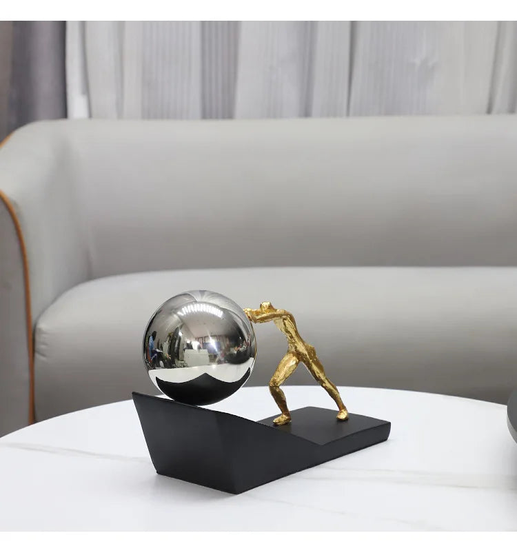 Sisyphus Figure Desk Sculpture