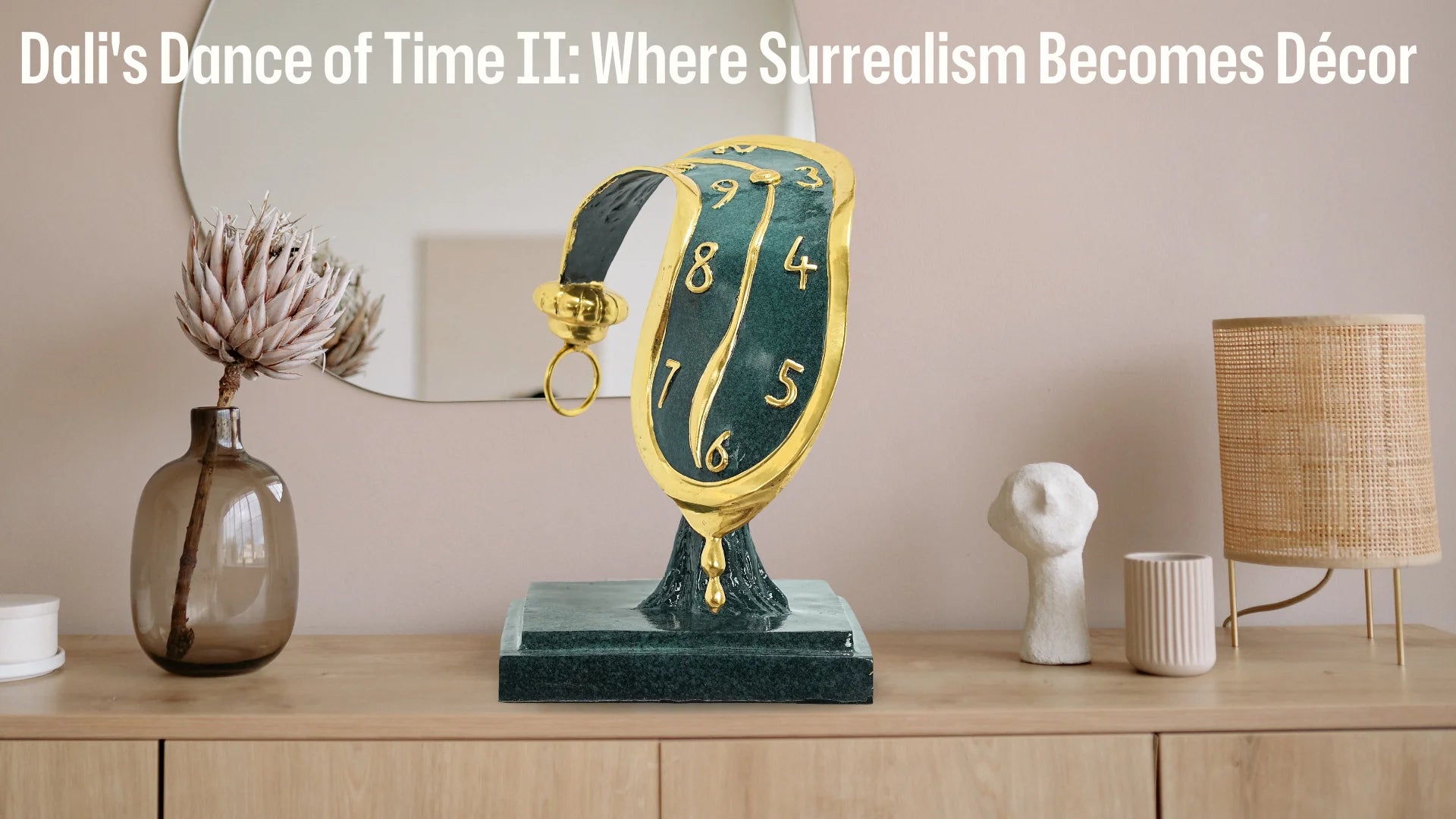 Persistence™ Melting Clock Bronze Sculpture