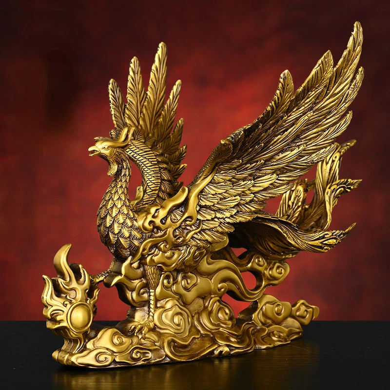 Rising Phoenix™ Copper Sculpture
