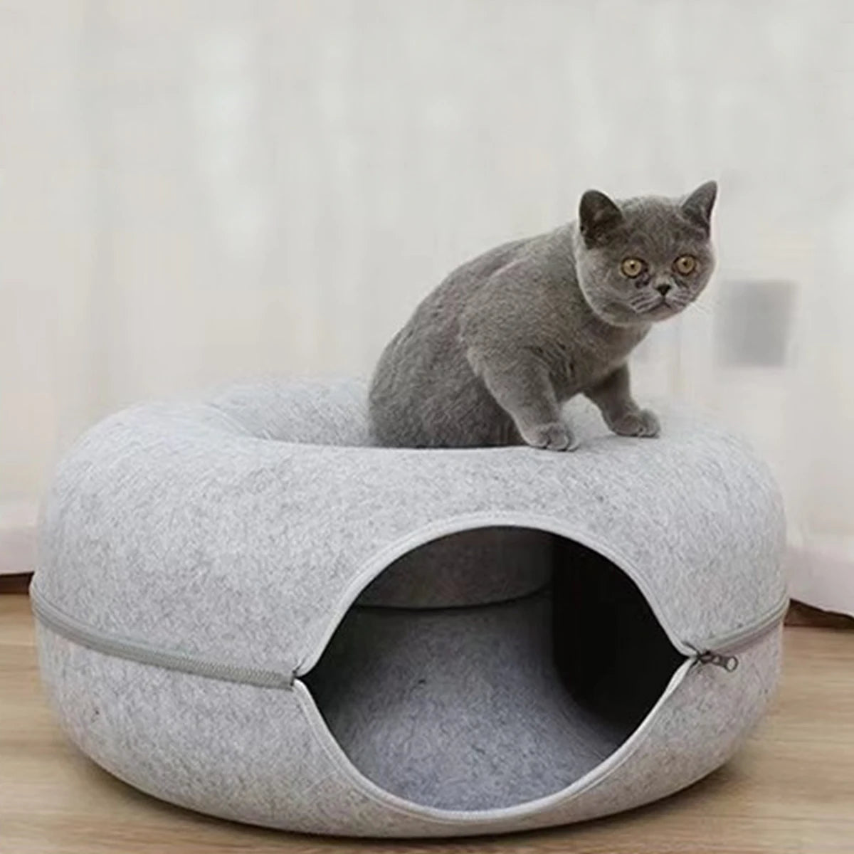 DonutDuo™ 2-in-1 Cat Bed & Tunnel