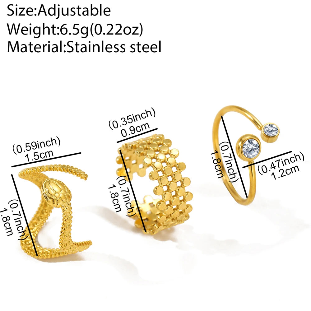 Seraphine Serpent™ Ring Set