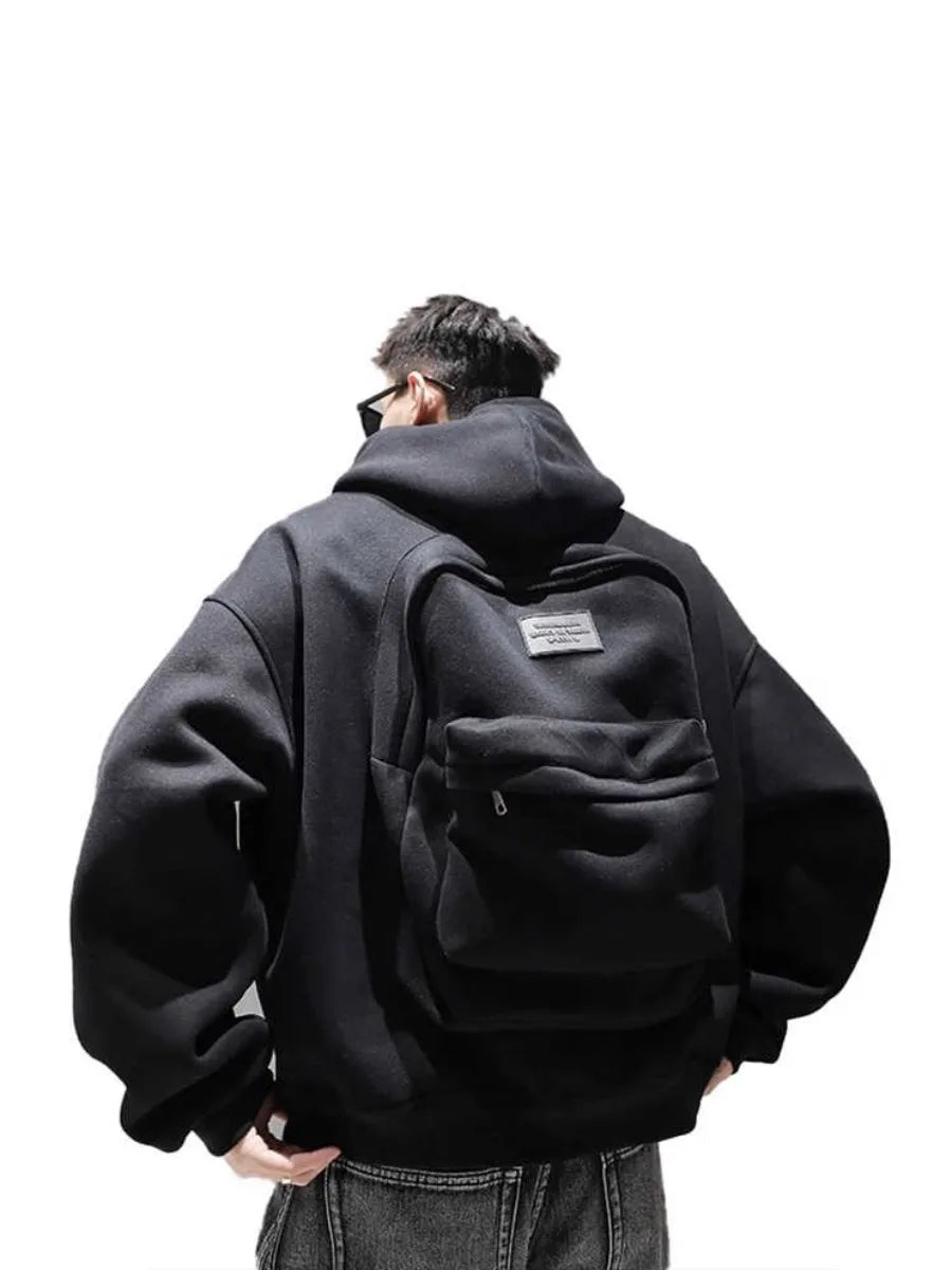 Hoodie with Storage Backpack