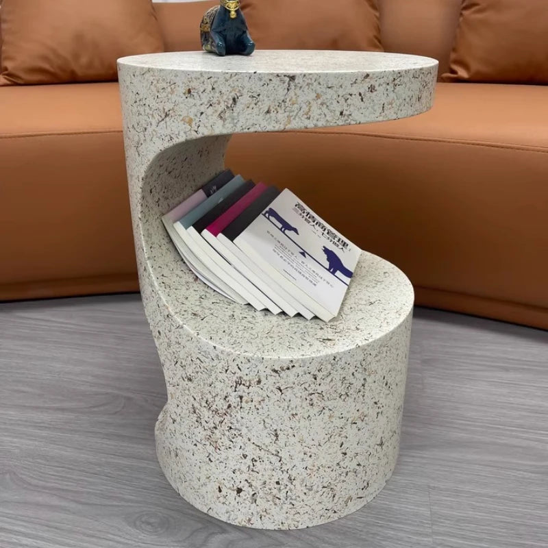 Zen Curve™ Terrazzo Side Table