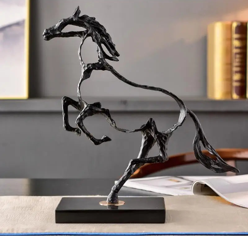 Spirit in Motion - Hollow Cast Iron Horse Sculpture