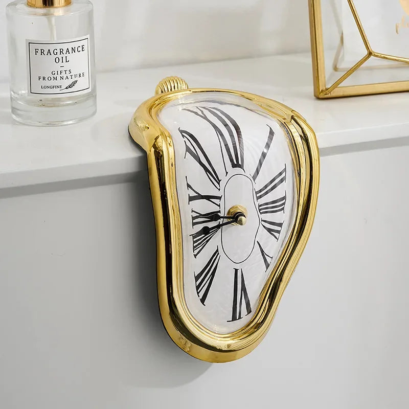 Surrealist Melting Wall Clock