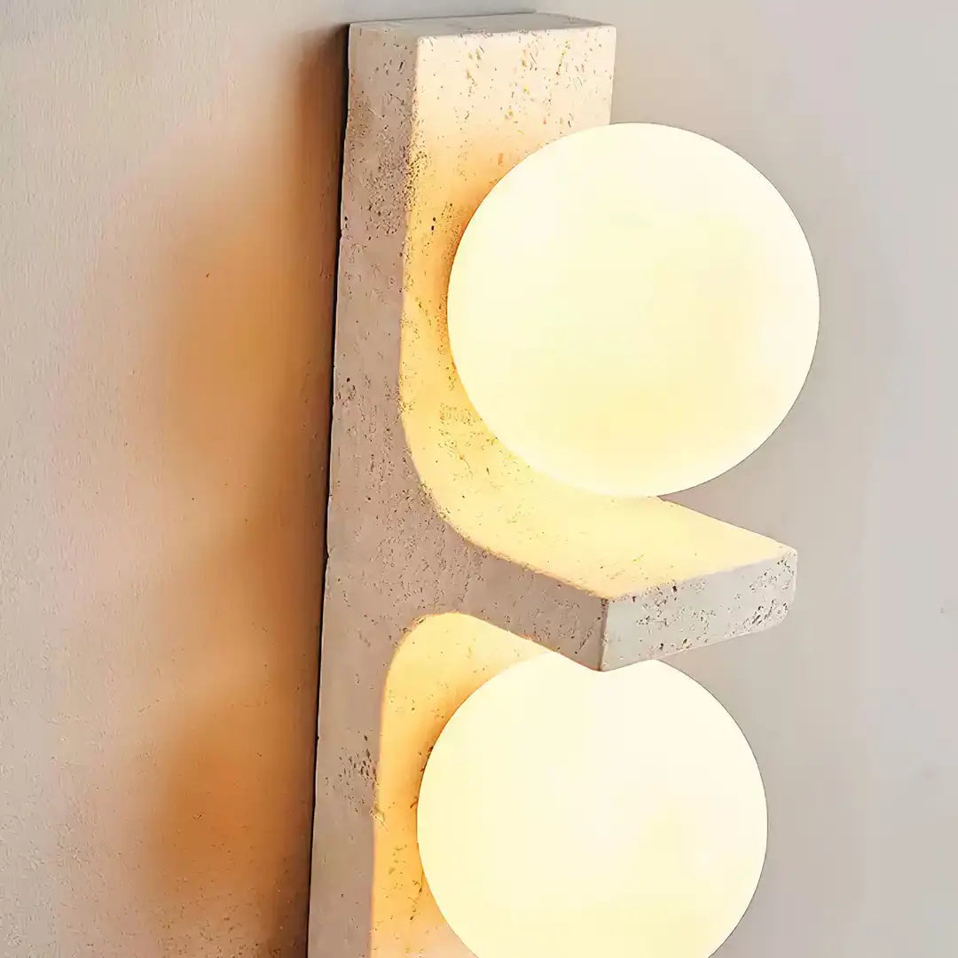 CaveGlow™ Dual Stone Wall Lamp