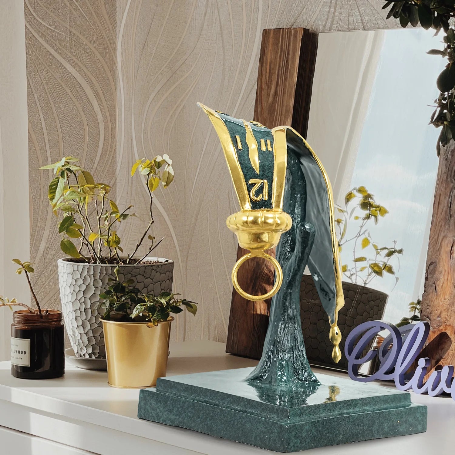 Persistence™ Melting Clock Bronze Sculpture