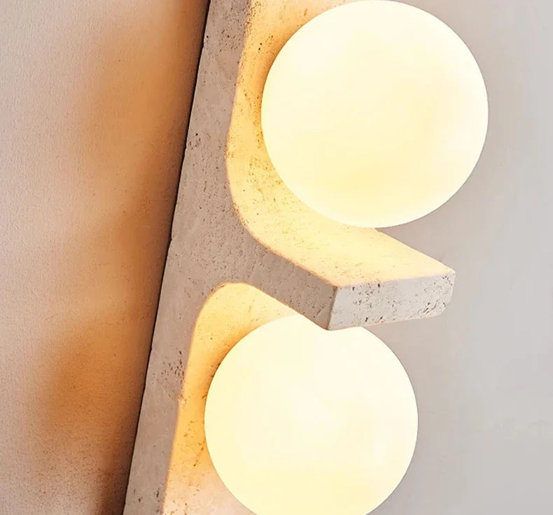 CaveGlow™ Dual Stone Wall Lamp