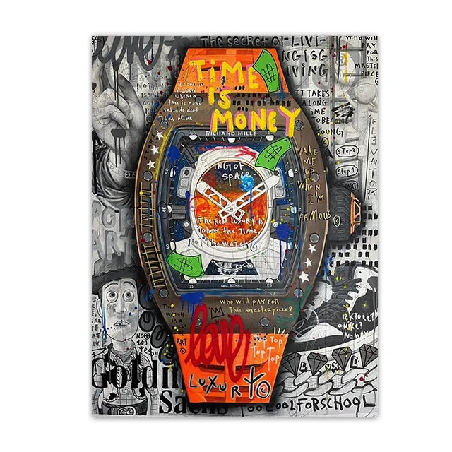 TimeCapital™ Graffiti Canvas Art