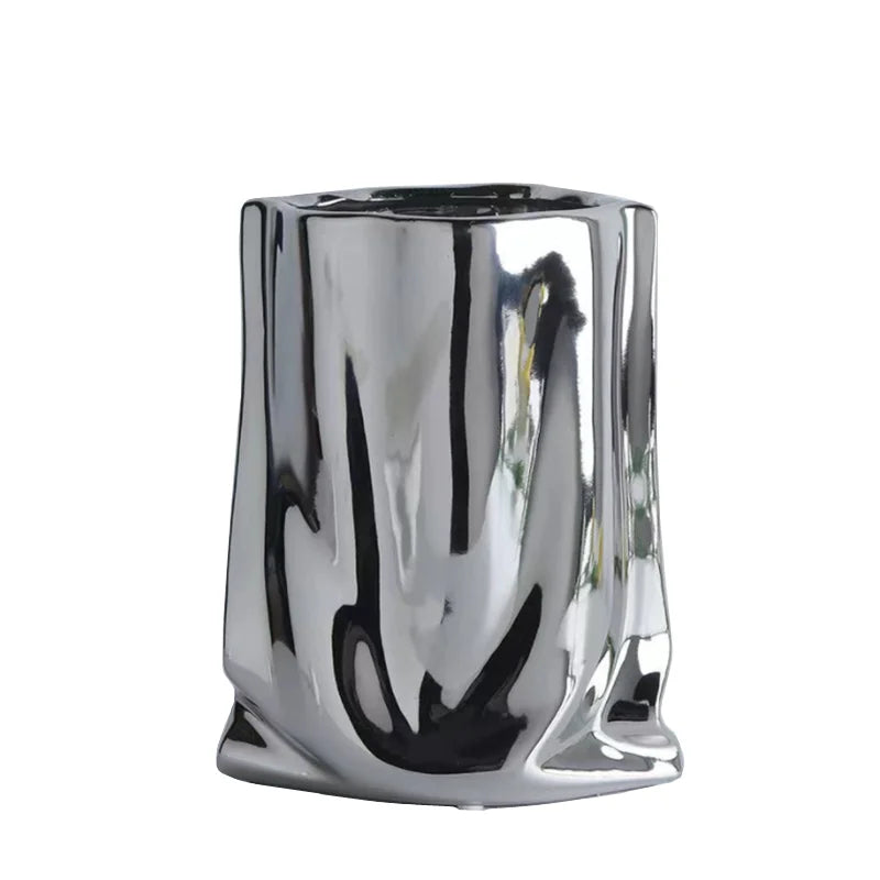 Ruffle & Shine™ Ceramic Vase