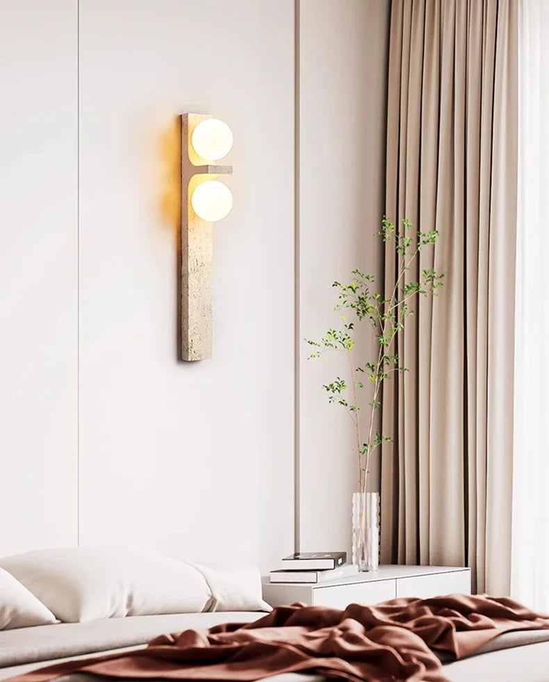 CaveGlow™ Dual Stone Wall Lamp