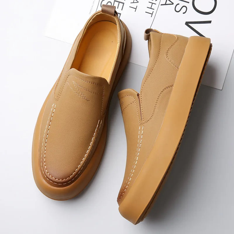 Saville Leather Classic Slip-On Loafers