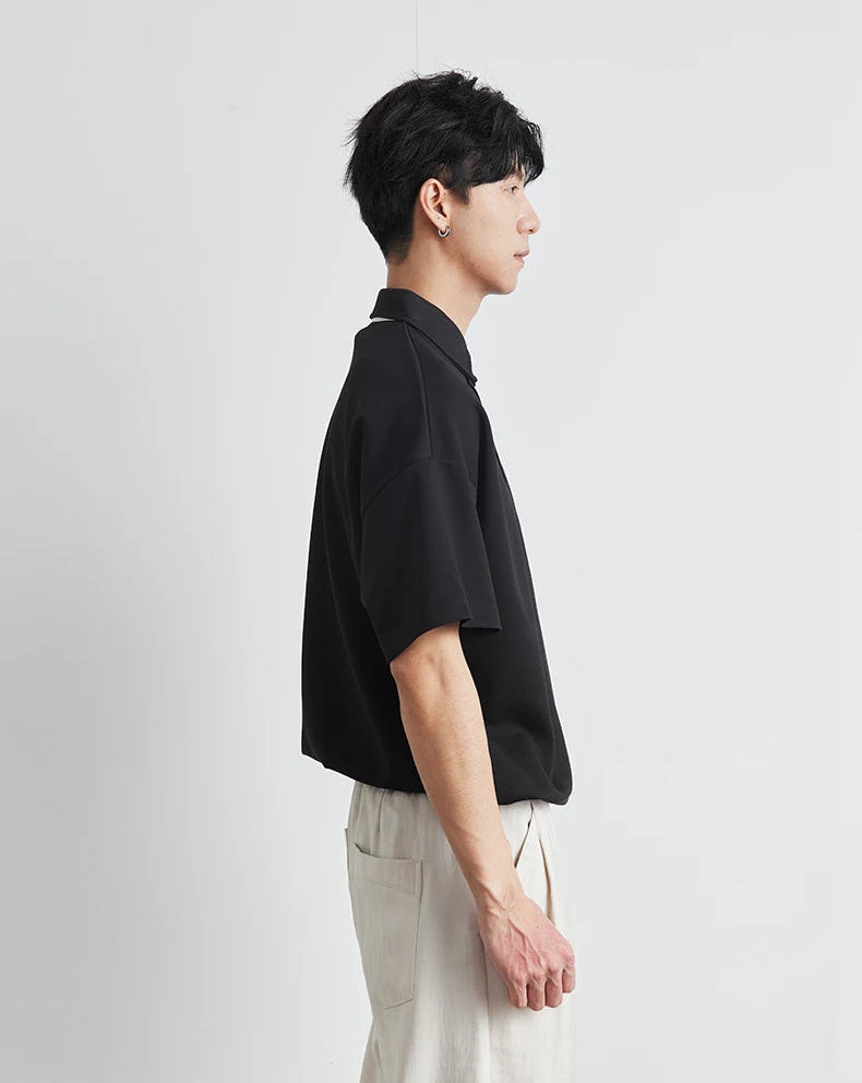 Button Pocket Polo Shirt