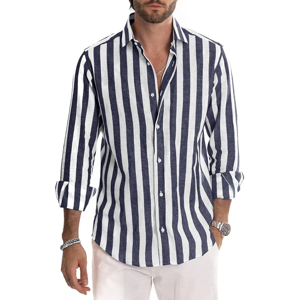Moseles Retro Striped Shirt