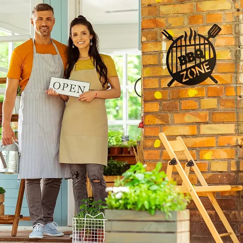 GrillZone™ Metal BBQ Sign
