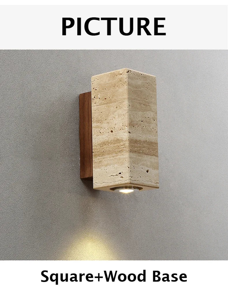 WabiStone™ Marble Wall Sconce