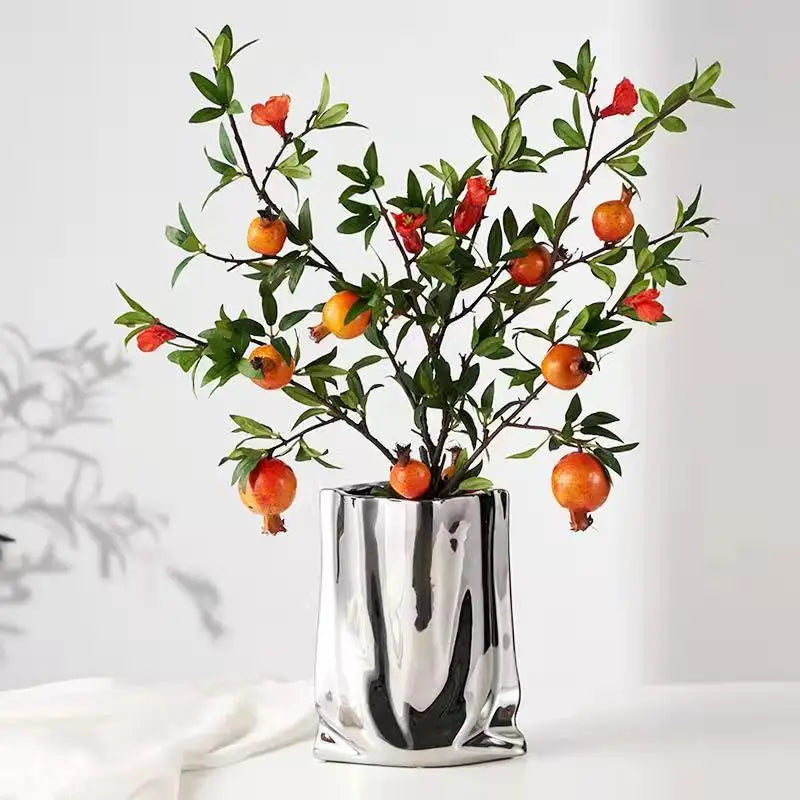 Ruffle & Shine™ Ceramic Vase