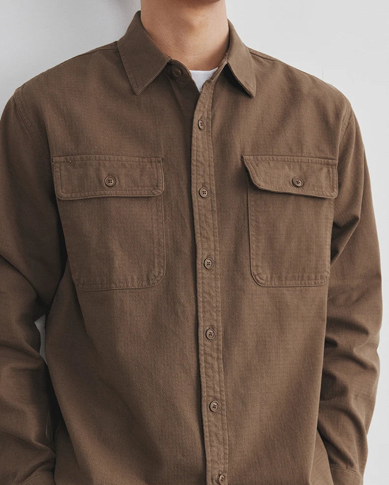 Cotton Work Shirt Jacket