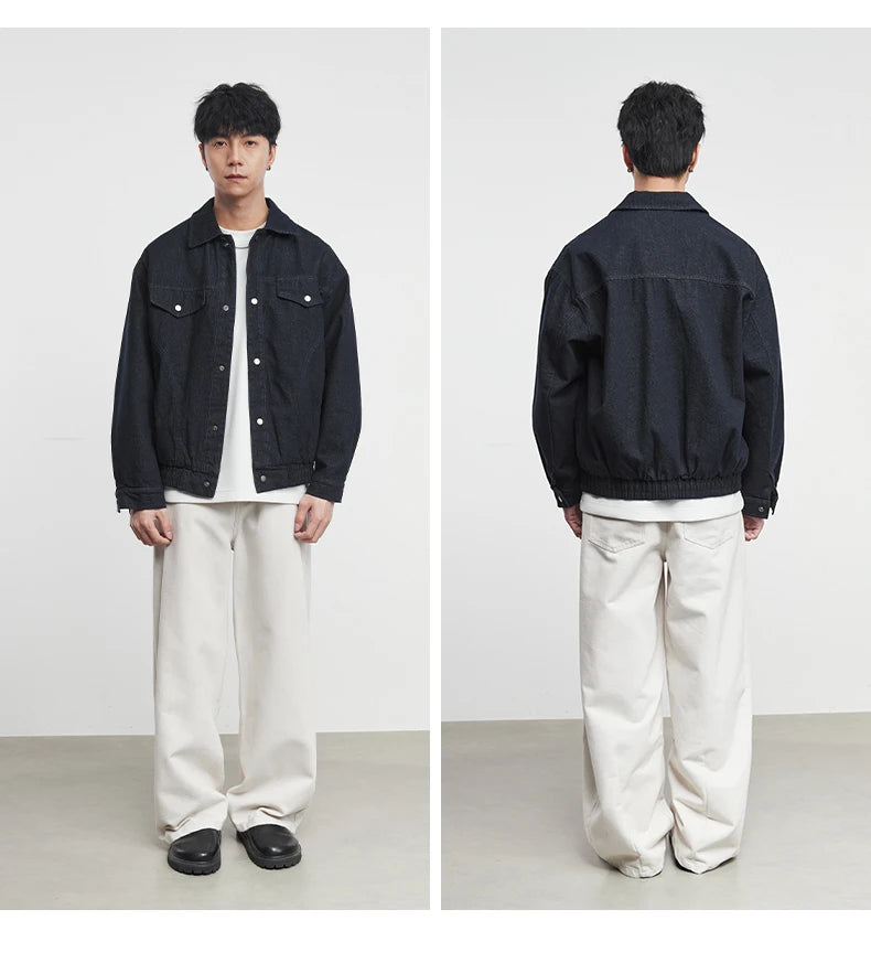 Washed Denim Work Jacket