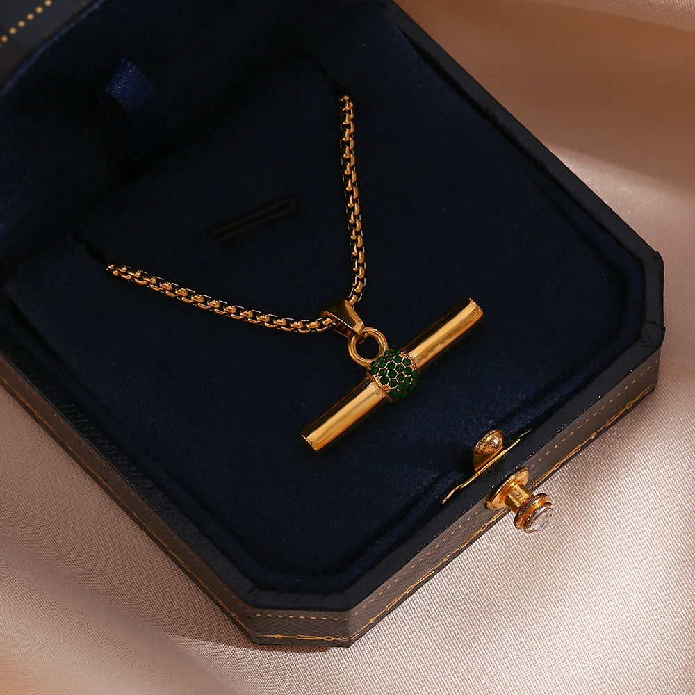 Penelope Polish™ T-Bar Halskette