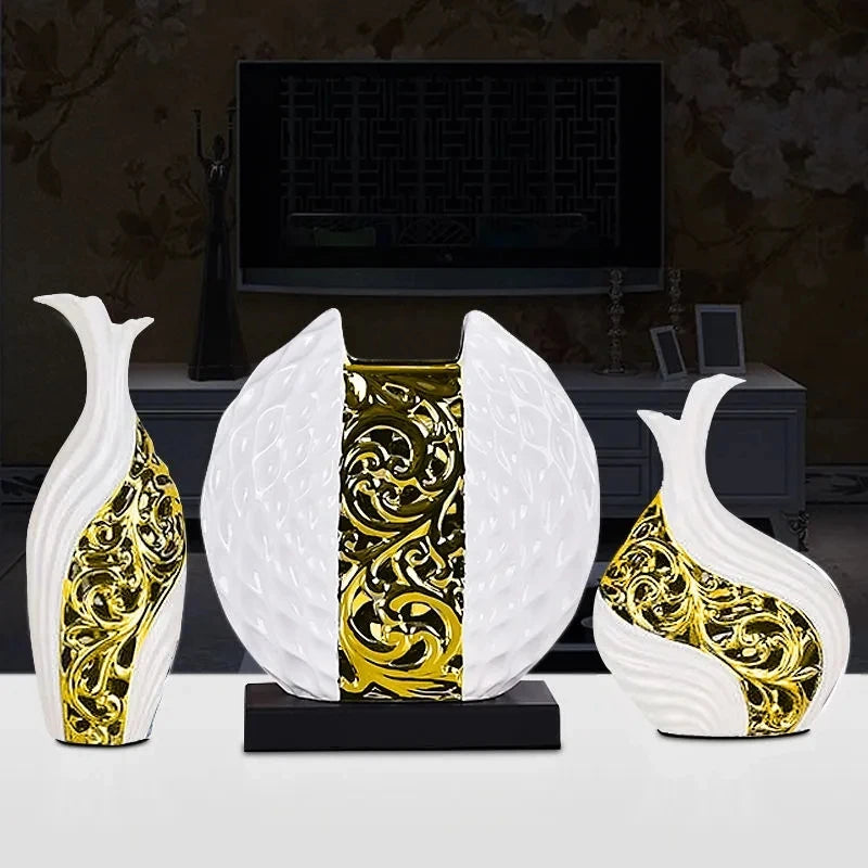 Ceramic Vase Trio