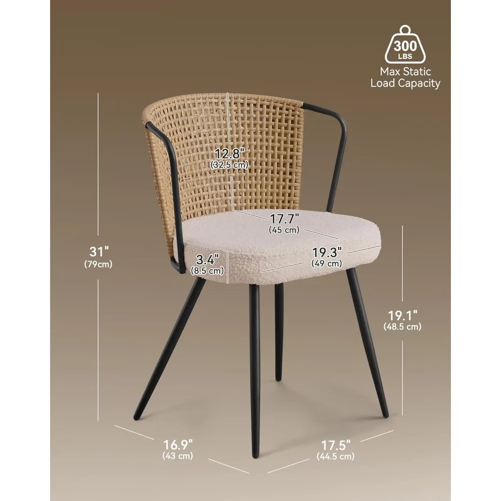 CoastalWing™ Rattan Wingback Chairs