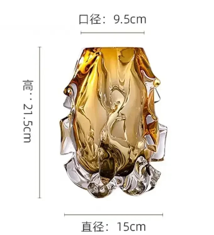 Molten Glass Vase