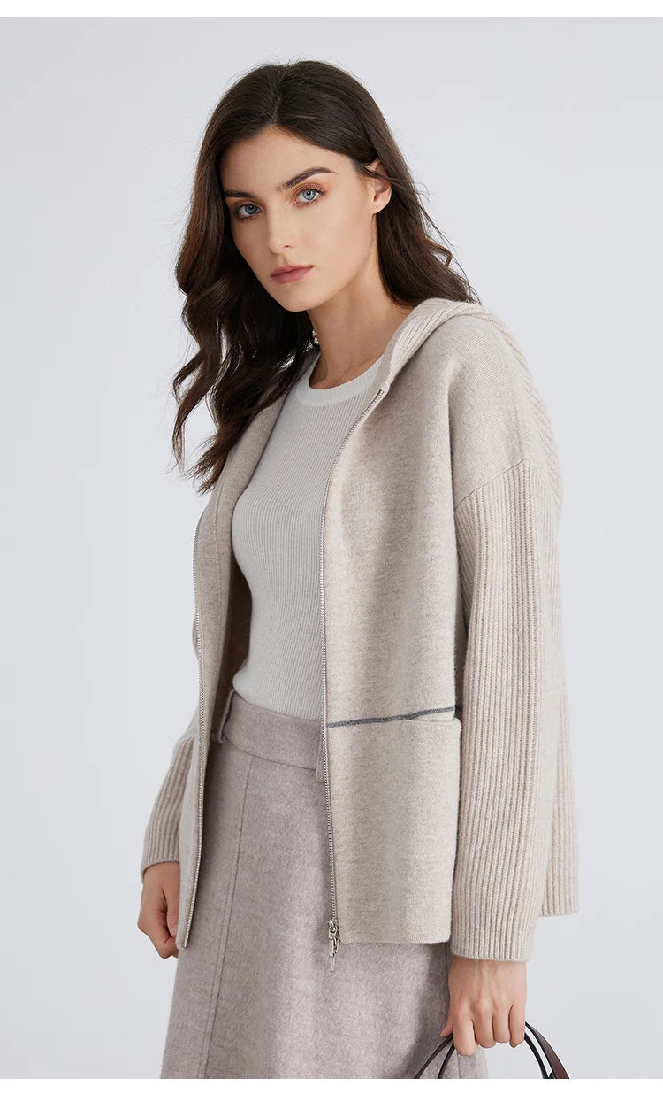 Woolmark Elite Hooded Coat