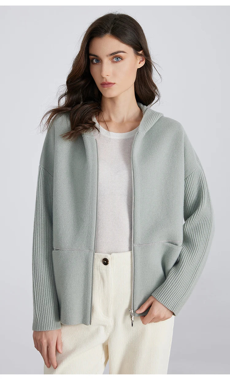 Woolmark Elite Hooded Coat