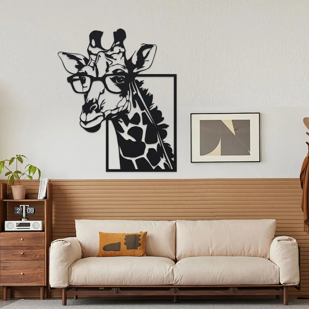 GiraffeGlam™ Minimalist Metal Wall Art