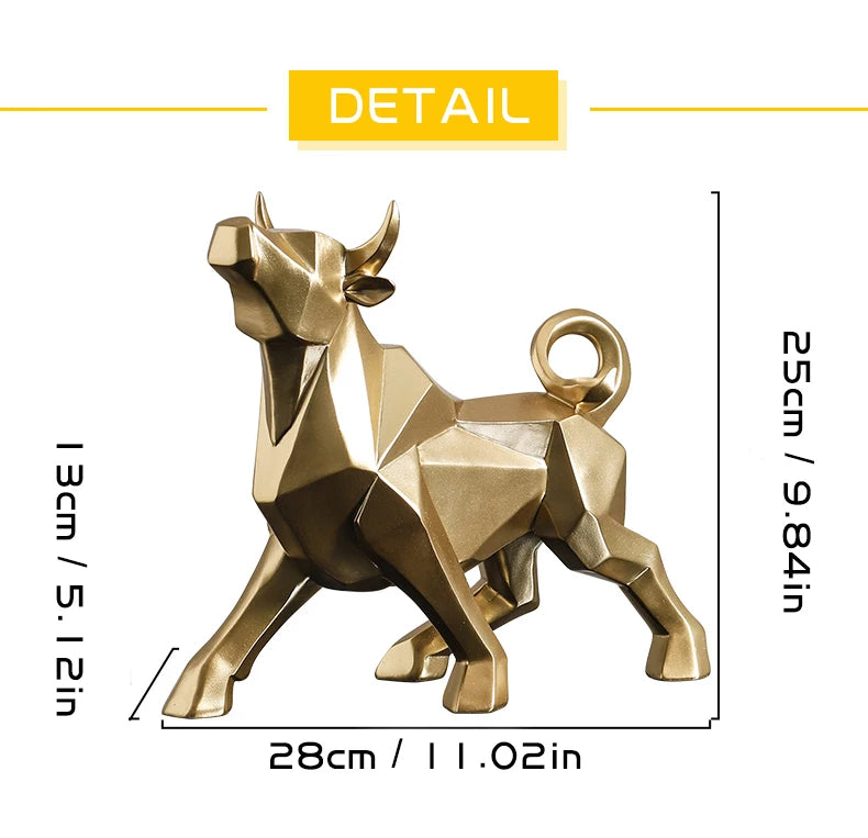 Bullion™ Geometric Prosperity Sculpture
