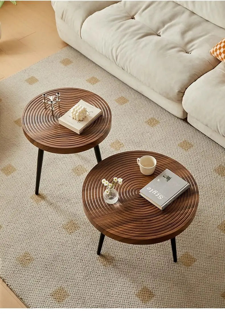 ZenWood™ Circular Tea Table