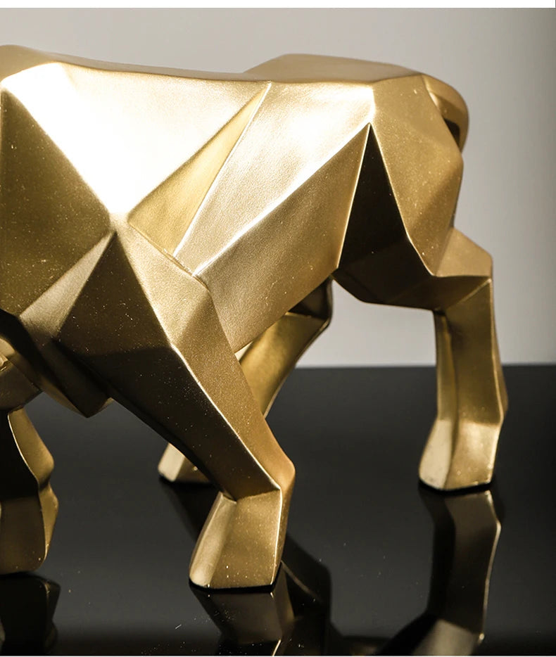 Bullion™ Geometric Prosperity Sculpture