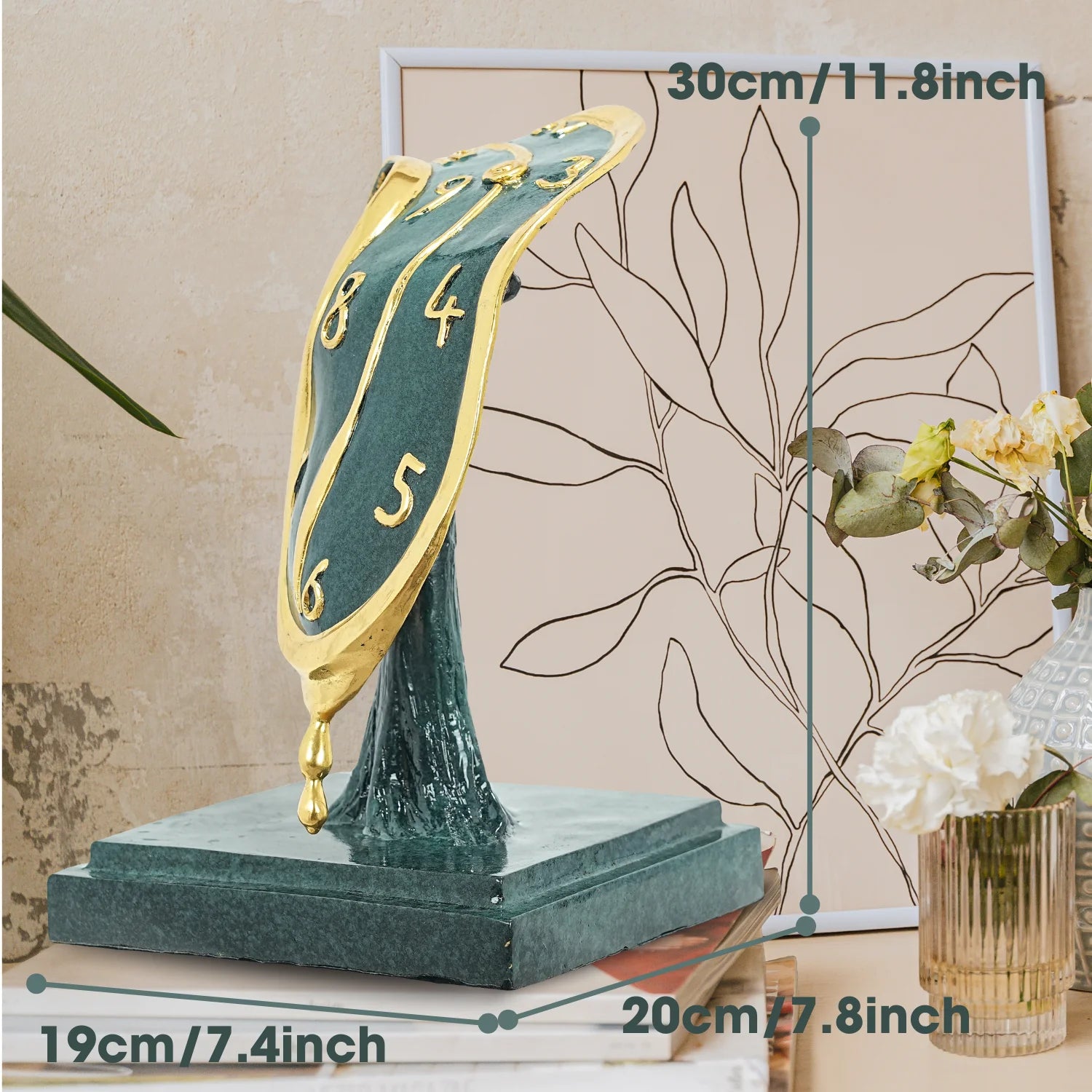 Persistence™ Melting Clock Bronze Sculpture