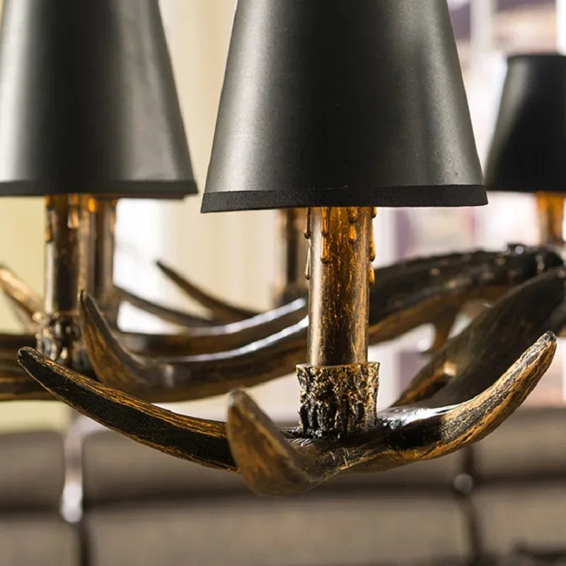 Resin Antler Chandelier