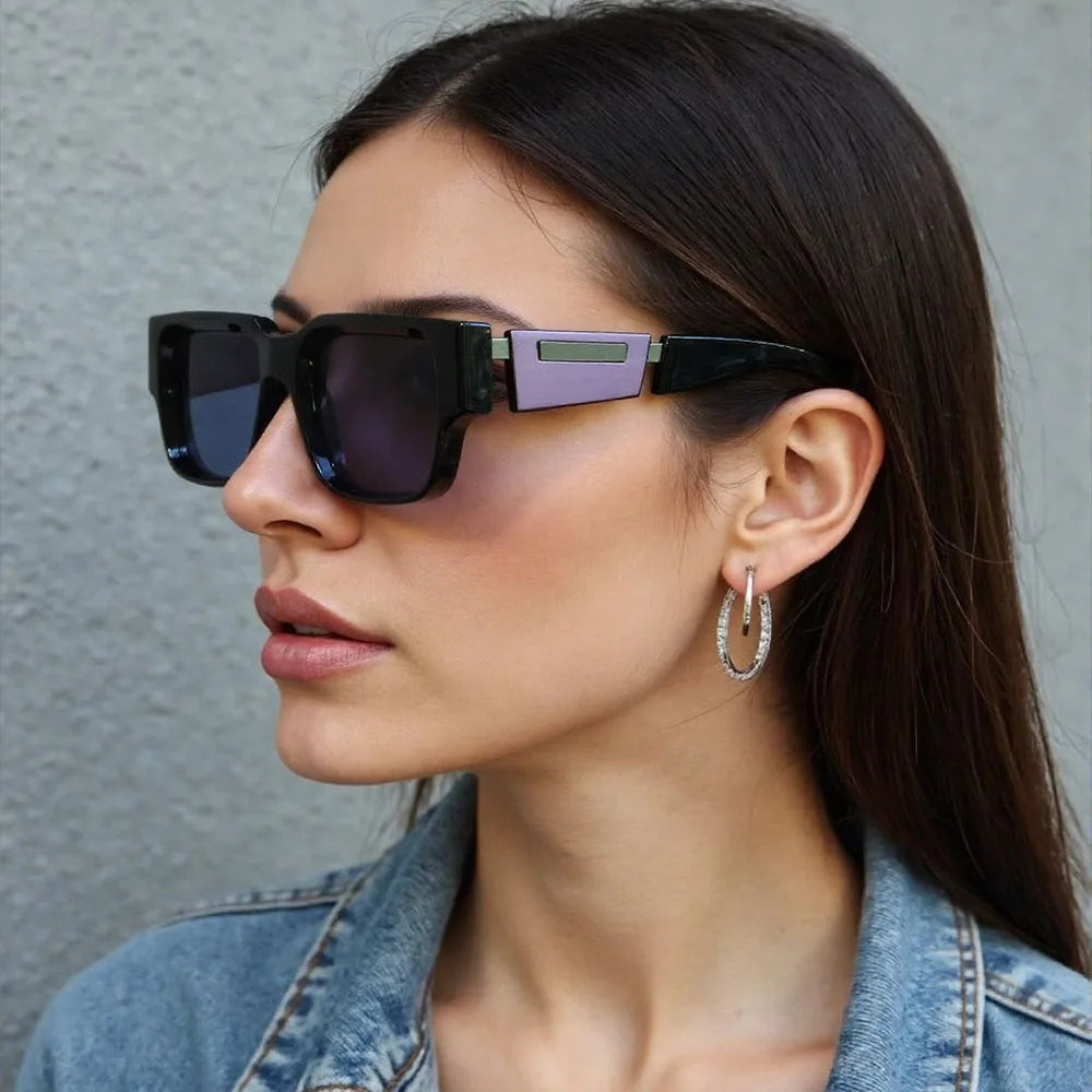 Retro Square Sunglasses – Unisex Vintage Style
