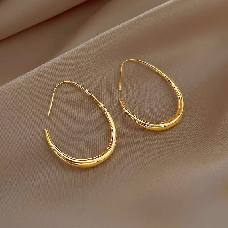 Lumière™ 925 Sterling Silver Oval Hoops