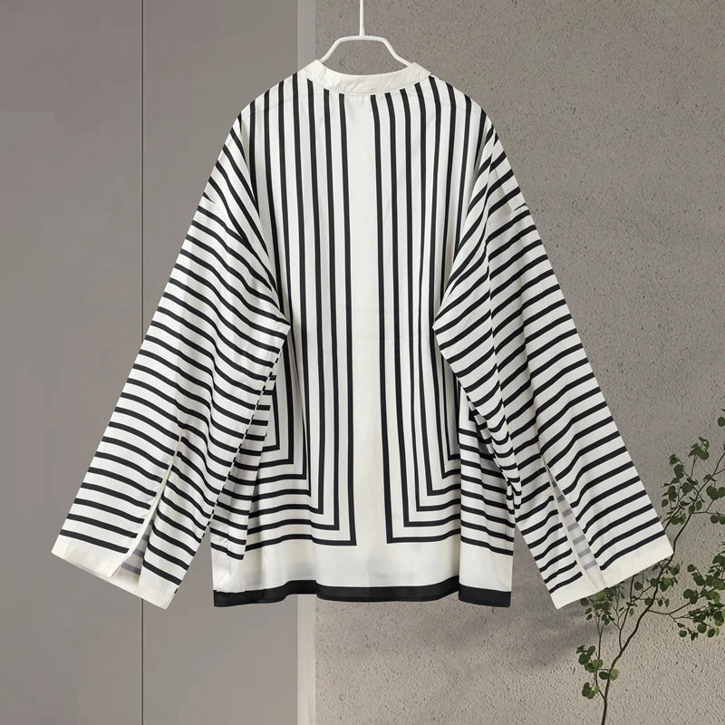 Riviera Stripe Relaxed Blouse
