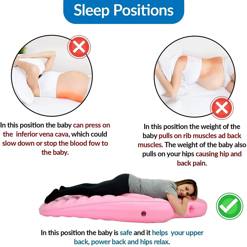 BellyRest™ Inflatable Maternity Support Pillow