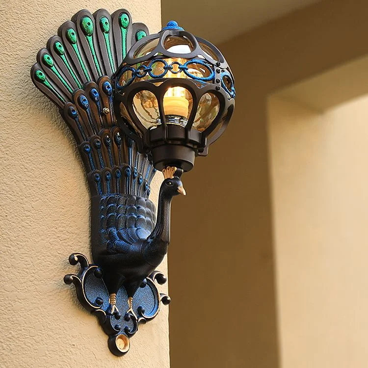 Peacock Wall Sconce